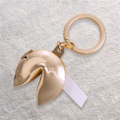 Fortune Cookie Keychain .